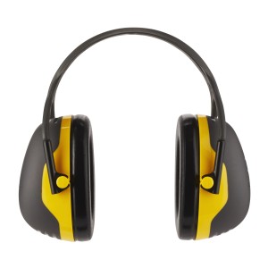 Casque antibruit 3M Peltor X2A noir/jaune pour une protection optimale.