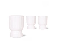 Kolibri Home Übertopf Diabolo Weiss Topf Ø 9 cm / Höhe 10 cm / 1 Stk.