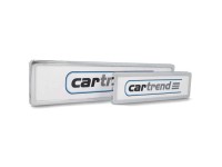 Cartrend Kennzeichenhalter Chrom ABS-Kunststoff Cartrend Kennzeichenhalter Chrom ABS-Kunststoff