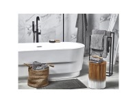 Beliani Handtuch-Set Areora Baumwolle Grau 11-tlg.