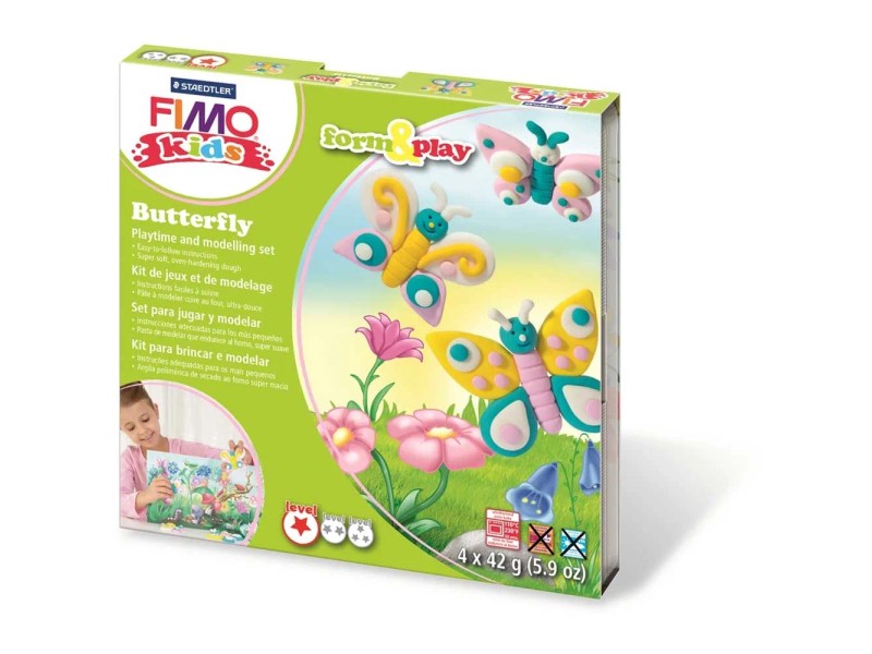 Fimo Kids Spiel- und Modellier-Set Butterfly kaufen bei OBI