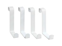 Wenko Türhaken Kunststoff Weiss 4er-Set