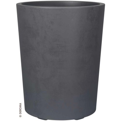 Deroma Vaso per piante Millennium Antracite Ø 43,5 cm / altezza 53,3 cm