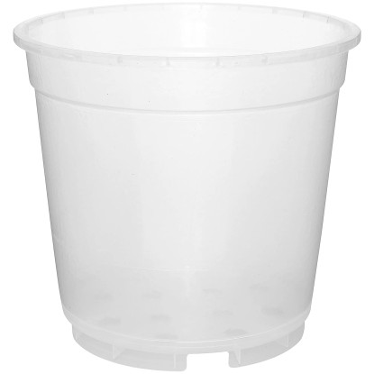 Orchideentopf Transparent klar Ø 19 cm / Höhe 17 cm