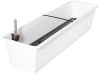 Blumenkasten Aqua Green Plus Weiss (HxBxT) 17 x 20 x 78 cm