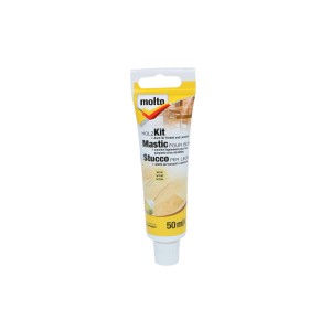 Tube Molto Holzkitt Natur 50ml für Reparaturen im Innen- und Aussenbereich.