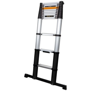 Scala telescopica Batavia Giraffe Air Professional, alluminio, argento/nero, 3,81 m. Scala compatta per professionisti.
