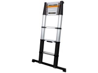 Batavia Teleskopleiter Giraffe Air Professional Aluminium Silber Schwarz 3,81 m