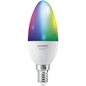 Ledvance Smart+ WiFi LED a candela E14, 5W, cambio colore, confezione da 3. Illuminazione smart per la tua casa.