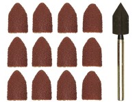 Proxxon Schleifkappenträger 9 mm inkl. je 5 Schleifkappen Körnung 80 und 150 Proxxon Schleifkappenträger 9 mm inkl. je 5 Schleifkappen Körnung 80 und 150