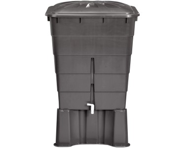 KTC Tec Colonna D'Acqua Per Irrigazione TSQS 730 - Quadrata, Antracite, 73 Cm, In Acciaio Con Rubinetto
