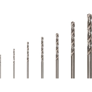 Set di 7 punte elicoidali Bosch Pro Stainless Steel HSS-Co per acciaio inox e acciaio.