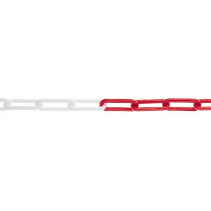 Absperrkette Rot-Weiss Ø 6 mm