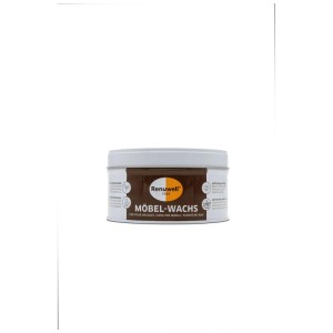 Renuwell Cera per mobili Cera d'api barattolo da 500ml per legno, pietra, pelle e parquet.