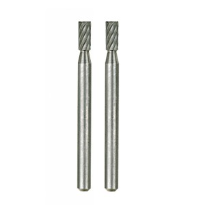 Frese cilindriche Proxxon, 2 pz, 3 mm, in acciaio al tungsteno-vanadio per utensili miniaturizzati.