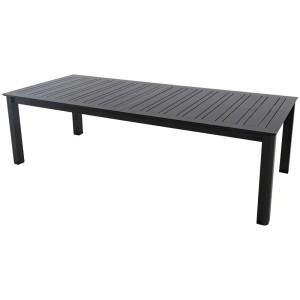 Tavolo allungabile Expert antracite, tavolo da giardino in alluminio, estensibile fino a 396 cm.