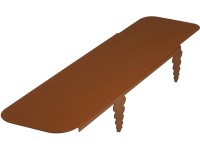 Bellissa Rasenkante für Mähroboter Cortenstahl 43,7 x 12 cm / 2er-Set