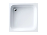 Kaldewei Sanidusch Brausewanne flach Weiss 80 x 80 x 14 cm