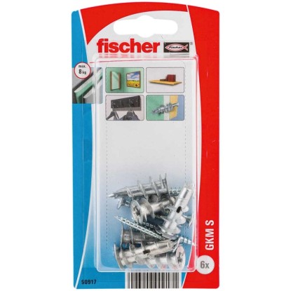 Fischer Gibskartondübel GKM S K NV / 6 Stk.