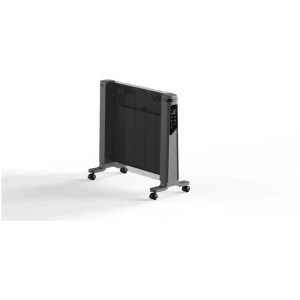 Termoventilatore in ceramica Sonnenkönig Maximo 20, nero, con ruote e display digitale.