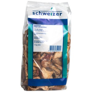 Eric Schweizer chips di mela, confezione da 110g, snack naturale per roditori.