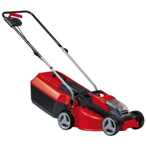 Tondeuse à batterie Einhell GE-CM 18/30 Li avec batterie et chargeur, rouge/noir.