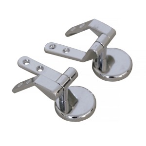 Cerniere per sedile WC MSV in zinco cromato per coperchi WC.