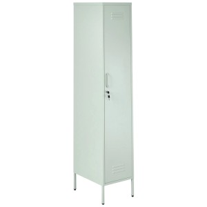 Beliani Armoire de bureau Frome vert menthe 185 x 38 x 50 cm
