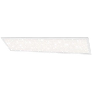 Panneau LED Brilo Pallas blanc avec effet ciel étoilé, 36 W.