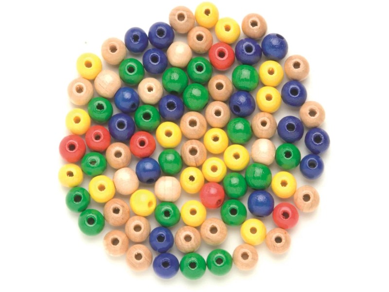 22 Perline In Legno Ovale Per Macramè E Gioielli Craft County - Foro 6mm, Colore Noce - DIY Per Arazzi, Piante Sospese E Creazioni Fai Da Te - 4