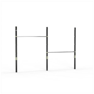 Exit Toys sbarra ginnastica doppia Ivy, verde-nero, per sport e fitness in giardino.