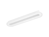 Eglo Deckenleuchte Macchion LED Stahl Weiss Kristall 2'360 lm / 55 x 12 cm Eglo Deckenleuchte Macchion LED Stahl Weiss Kristall 2'360 lm / 55 x 12 cm