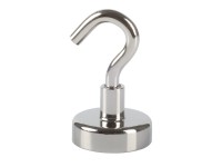 Fix-o-moll Magnethaken Neodym Silber 40 mm x Ø 25 mm