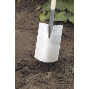 Vanga da giardino LUX con bordo, 85 cm, nel terreno. Ideale per scavare e giardinaggio.