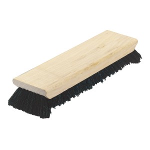 LUX Tapezierbürste (23,5 cm) mit Holzgriff und schwarzen Borsten zum Glattstreichen von Tapeten.