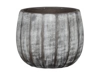 Scheurich Übertopf Runa Natural Surfaces Washed Grey Grau Ø 12 cm / Höhe 11 cm