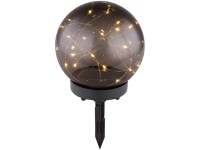 Globo Solarleuchte Kugel Rauchoptik Ø 15 cm