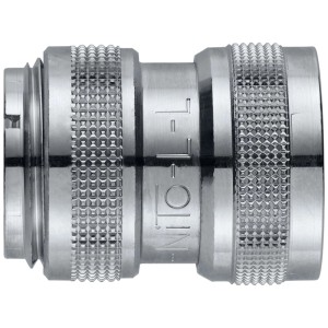 Giunto Neomatic Pro in ottone cromato, 3/8, 1/2, 3/4 pollice, Ø 16,5 mm.