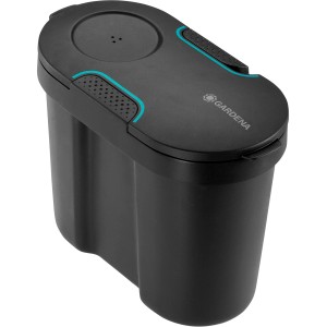 Gardena Accumulo d'acqua intelligente, contenitore nero per fontane da giardino e sistemi di irrigazione.