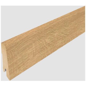 Battiscopa Egger L613 Predaia Rovere Miele, 60x17mm, lunghezza 2,4m. Battiscopa per laminato e altro.