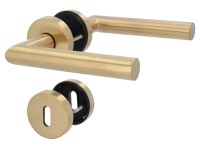 Alpertec Türbeschlag Fairl-R BB Edelstahl Gold matt Ø 52 mm Alpertec Türbeschlag Fairl-R BB Edelstahl Gold matt Ø 52 mm