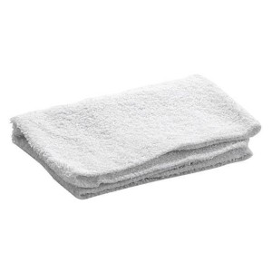 Set de lingettes Kärcher en tissu éponge, 5 pièces pour nettoyeur vapeur : lingettes pour sol et housses pour buses à main en coton.