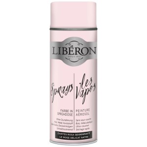 Libéron Sprühfarbe seidenmatt Rosa, 0,4 l Dose Effektfarbe.