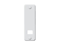 Abdeckplatte Softline Weiss Lochabstand 13,5 cm