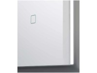 Diaqua® LED-Wandspiegel Porto Aluminium 60 x 80 cm Diaqua® LED-Wandspiegel Porto Aluminium 60 x 80 cm