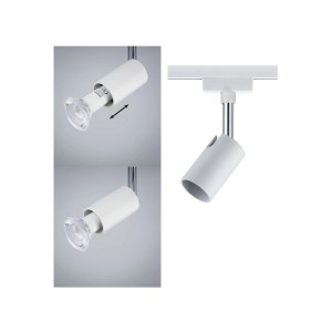 Paulmann URail Spot Pure I, blanc, pour systèmes de rails, ampoule au choix.