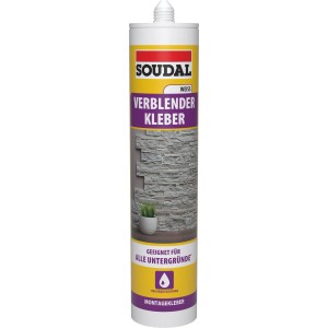 Soudal Verblenderkleber, 400g Kartusche, geeignet für Wandverkleidung im Innenbereich.