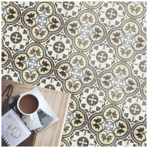 Piastrella decorativa Casablanca Saphir, smaltata, opaca, 20x20 cm, design retrò per pareti e pavimenti.