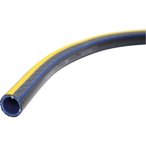 Tubo da giardino LUX-TOOLS PRO (3/4) 25m, flessibile e resistente alle pieghe per l'irrigazione del giardino.