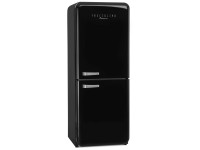 Trisa Retro-Kühlschrank Frescolino Classic Schwarz 401 l
